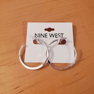 Nine west hoop earrings